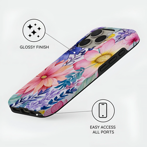 Bouquet Symphony - iPhone 16 Pro Max Case