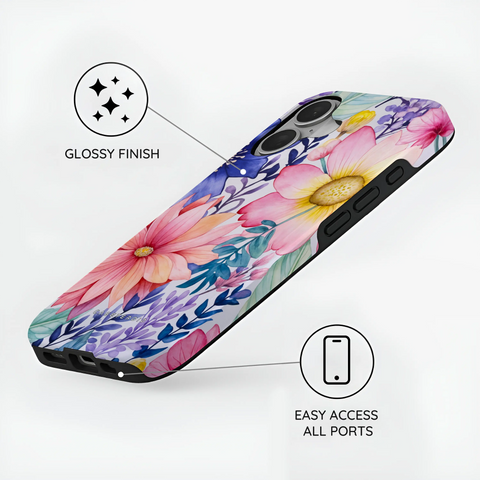 Bouquet Symphony - iPhone 16 Plus Case