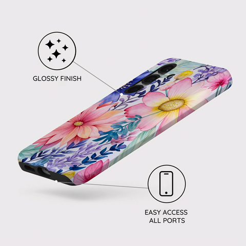 Bouquet Symphony - Samsung Galaxy S25 Case