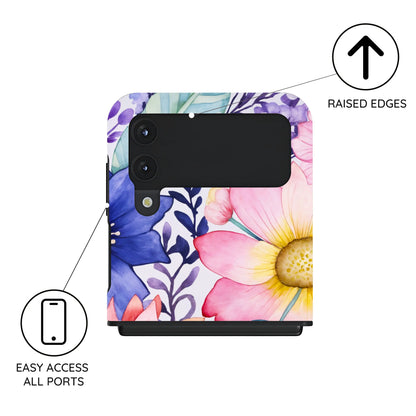Bouquet Symphony - Samsung Galaxy Z Flip 4 Case