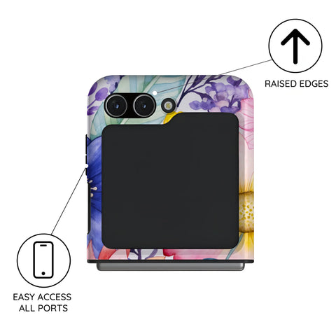 Bouquet Symphony - Samsung Galaxy Z Flip 5 Case