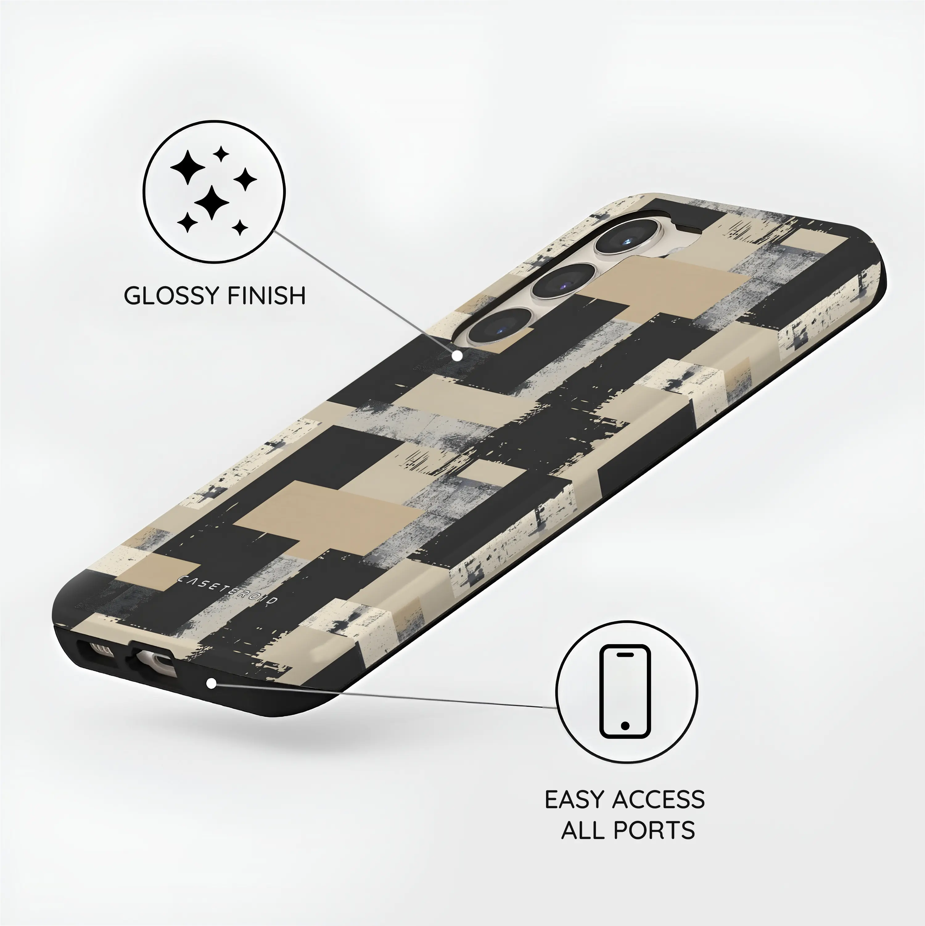 Brutal Geometry - Samsung Galaxy S23 Case