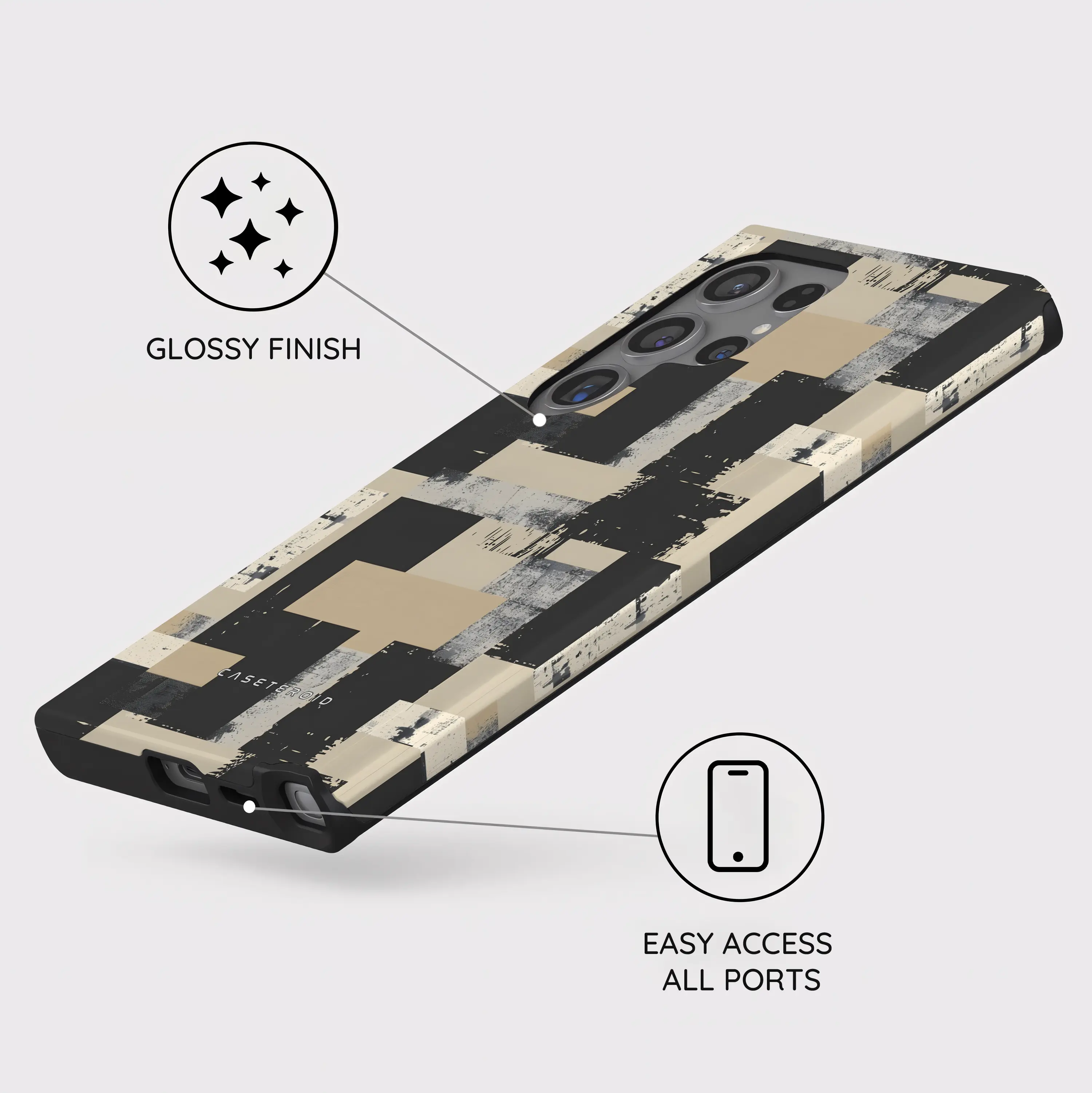Brutal Geometry - Samsung Galaxy S24 Ultra Case