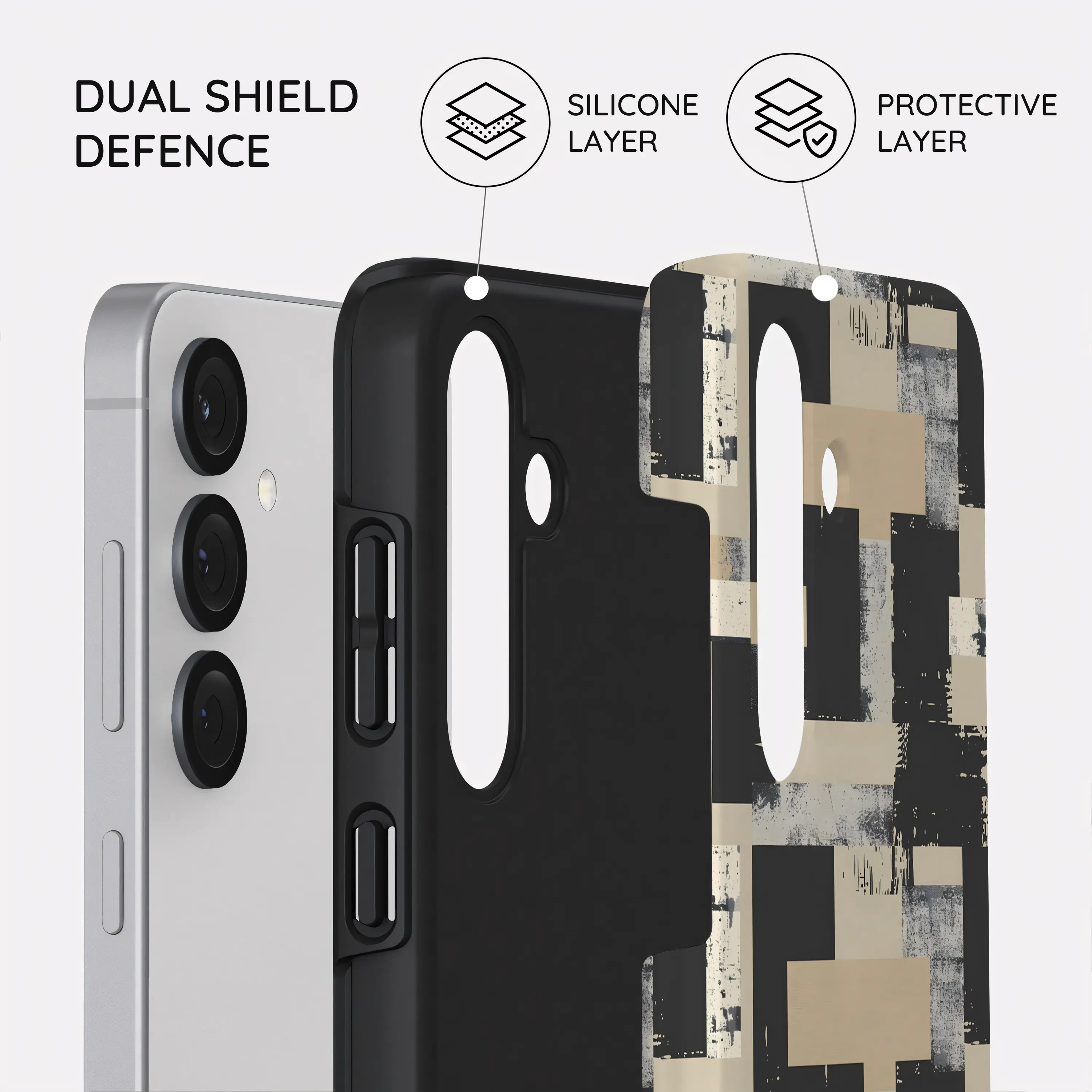 Brutal Geometry - Samsung Galaxy S25 Case