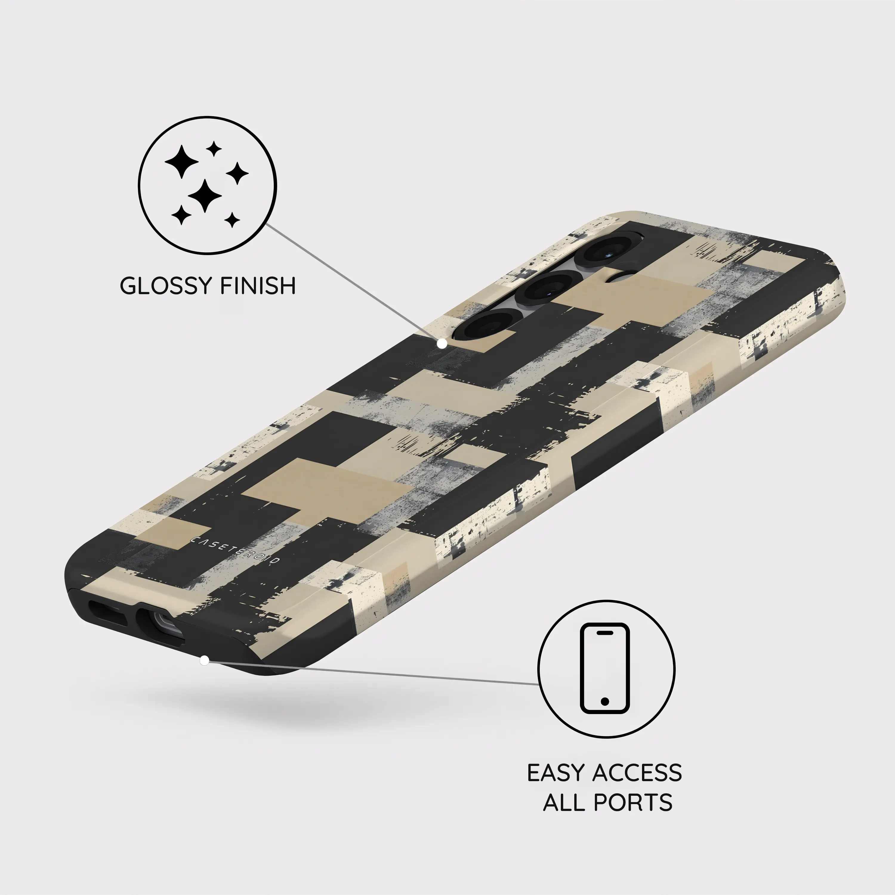 Brutal Geometry - Samsung Galaxy S25 Case