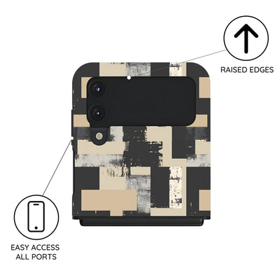 Brutal Geometry - Samsung Galaxy Z Flip 4 Case