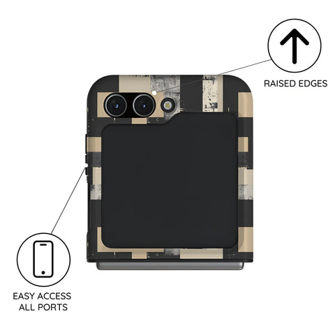 Brutal Geometry - Samsung Galaxy Z Flip 5 Case