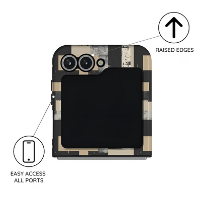 Brutal Geometry - Samsung Galaxy Z Flip 6 Case