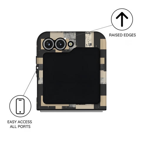 Brutal Geometry - Samsung Galaxy Z Flip 6 Case