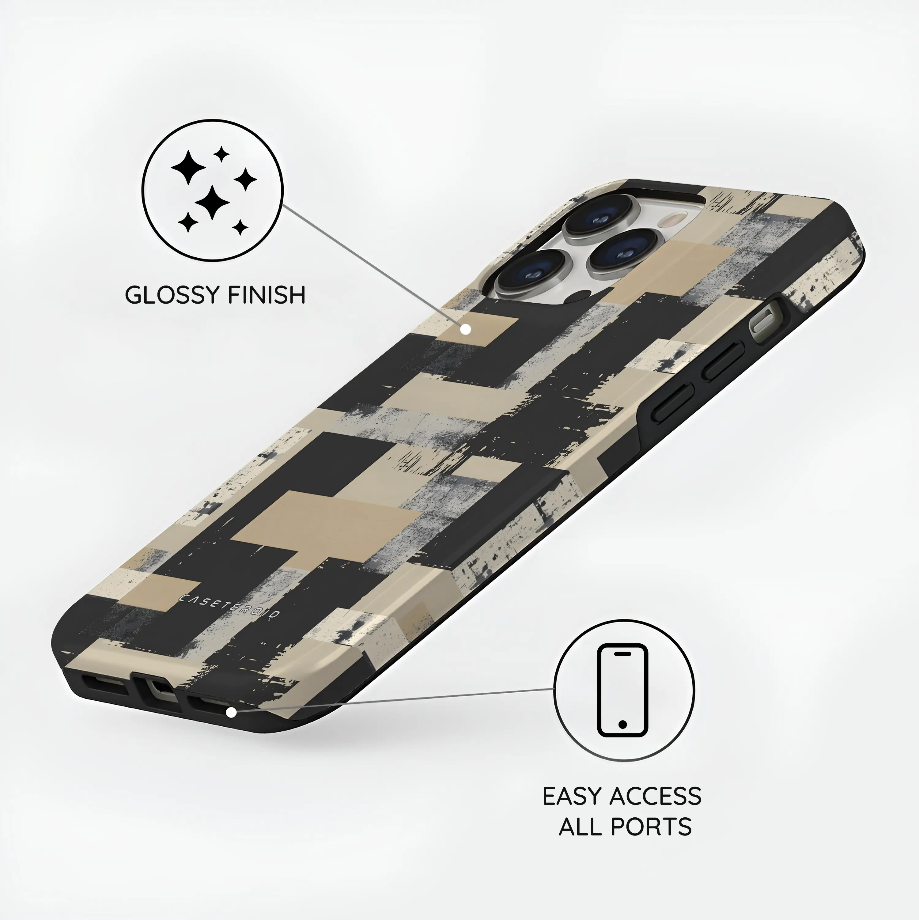Brutal Geometry - iPhone 13 Pro Max Case