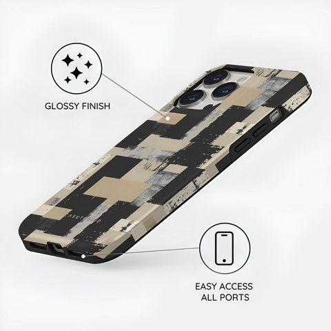Brutal Geometry - iPhone 14 Pro Max Case