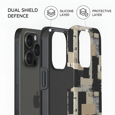 Brutal Geometry - iPhone 15 Pro Case