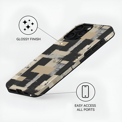 Brutal Geometry - iPhone 15 Pro Case