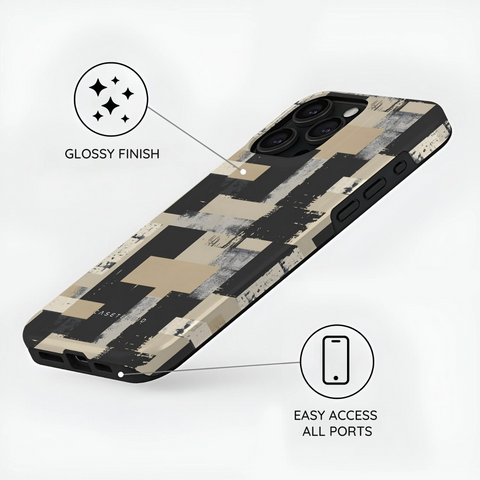 Brutal Geometry - iPhone 15 Pro Case