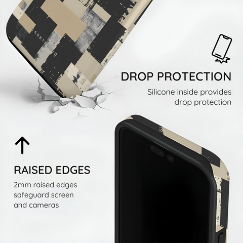 Brutal Geometry - iPhone 15 Pro Case