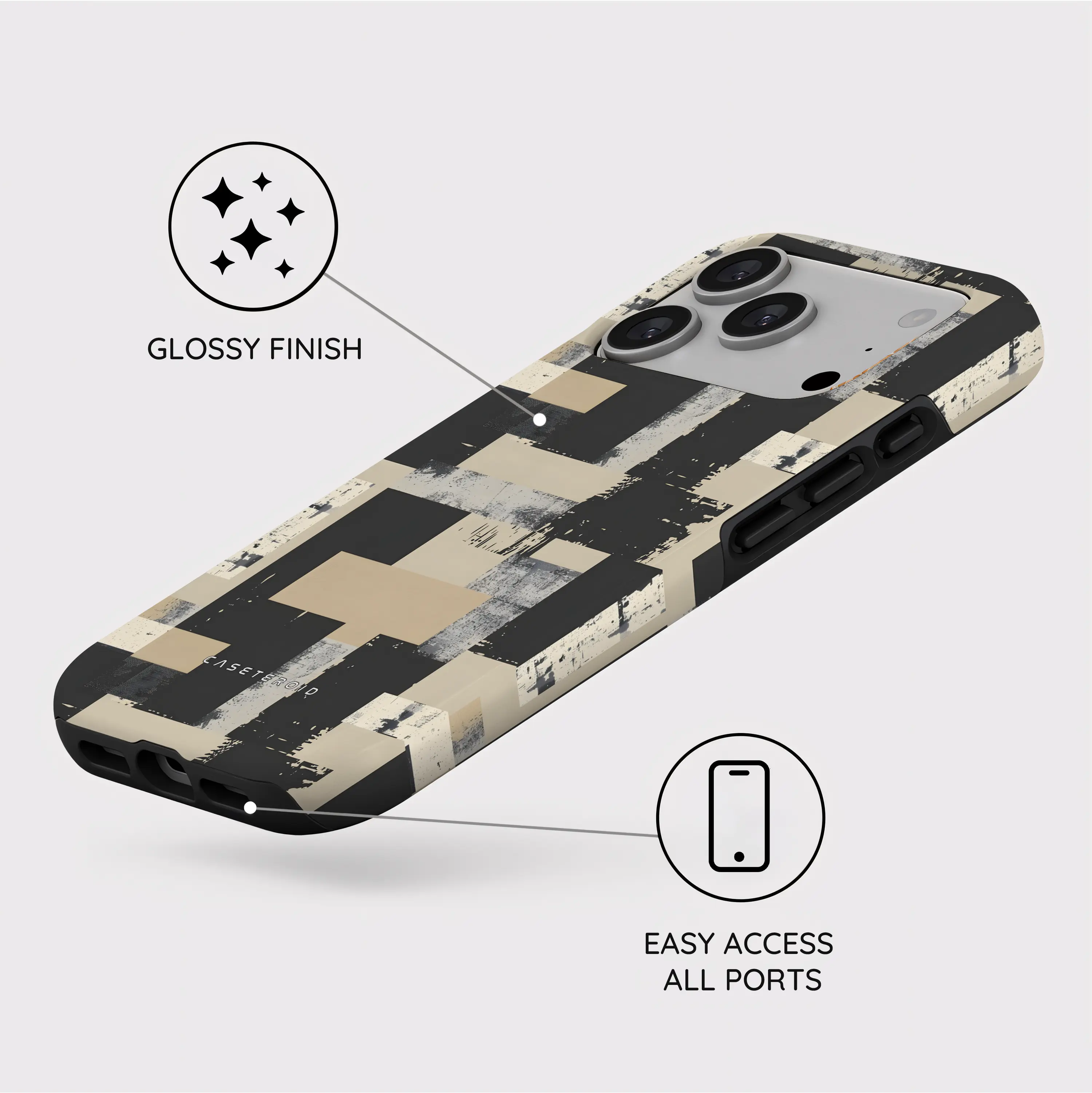 Brutal Geometry - iPhone 17 Pro Case