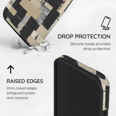 Brutal Geometry - iPhone 15 Case