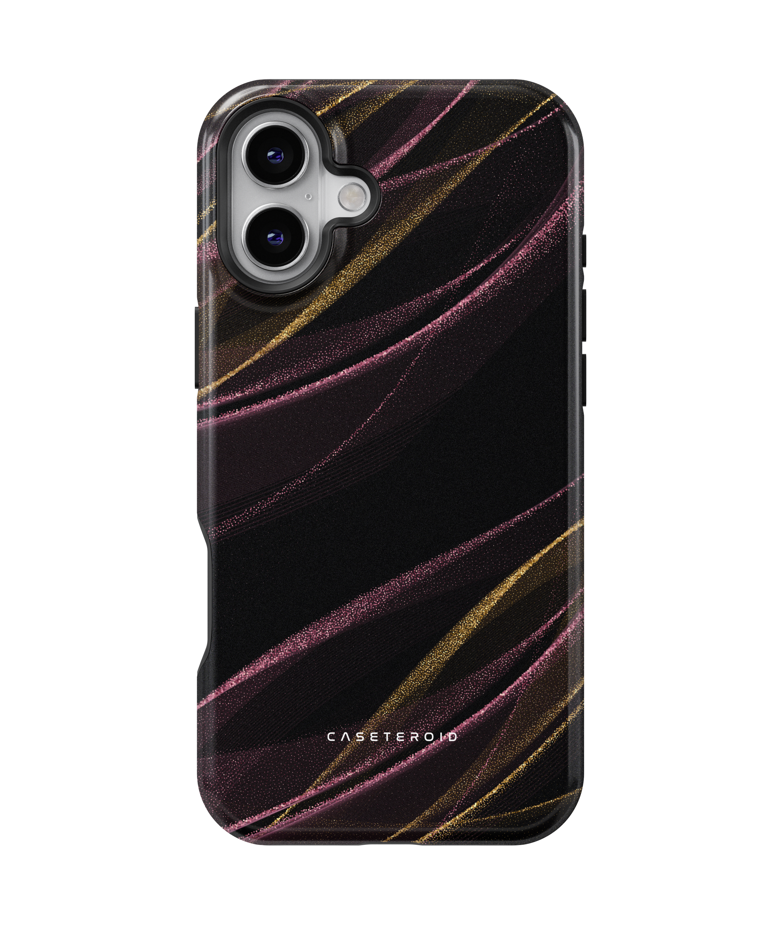 iPhone Tough Case with MagSafe - Burgundy Gilded Elegance - CASETEROID