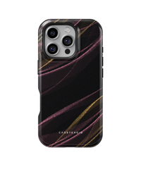 iPhone Tough Case with MagSafe - Burgundy Gilded Elegance - CASETEROID