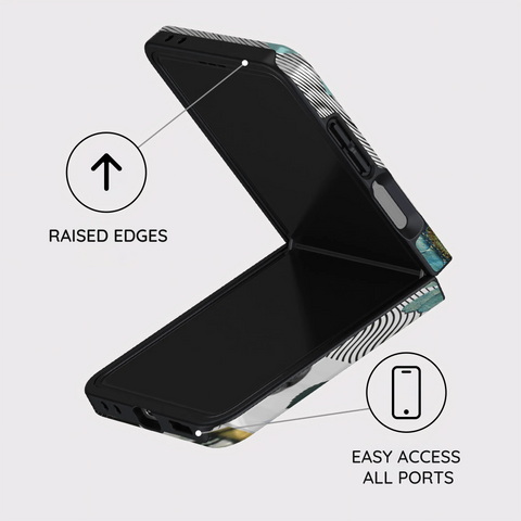 Buzzing with Life - Samsung Galaxy Z Flip 7 Case