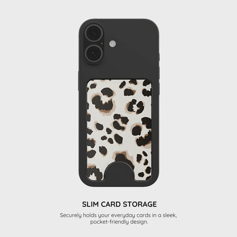 Café Cheetah - Magnetic Wallet & Stand