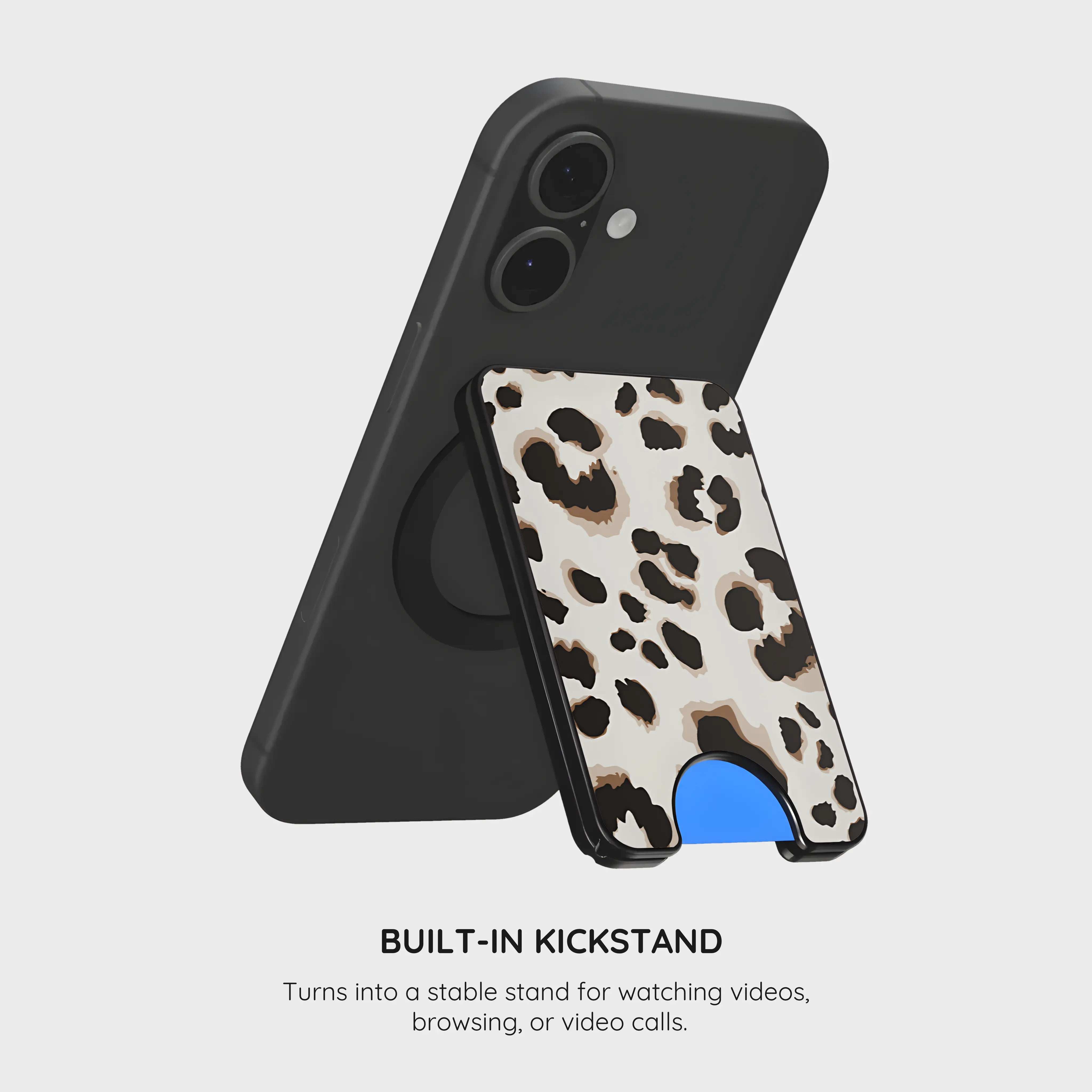 Café Cheetah - Magnetic Wallet & Stand