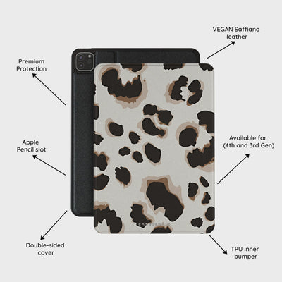 Café Cheetah - iPad Pro 12.9 (4th/3rd Gen) Case
