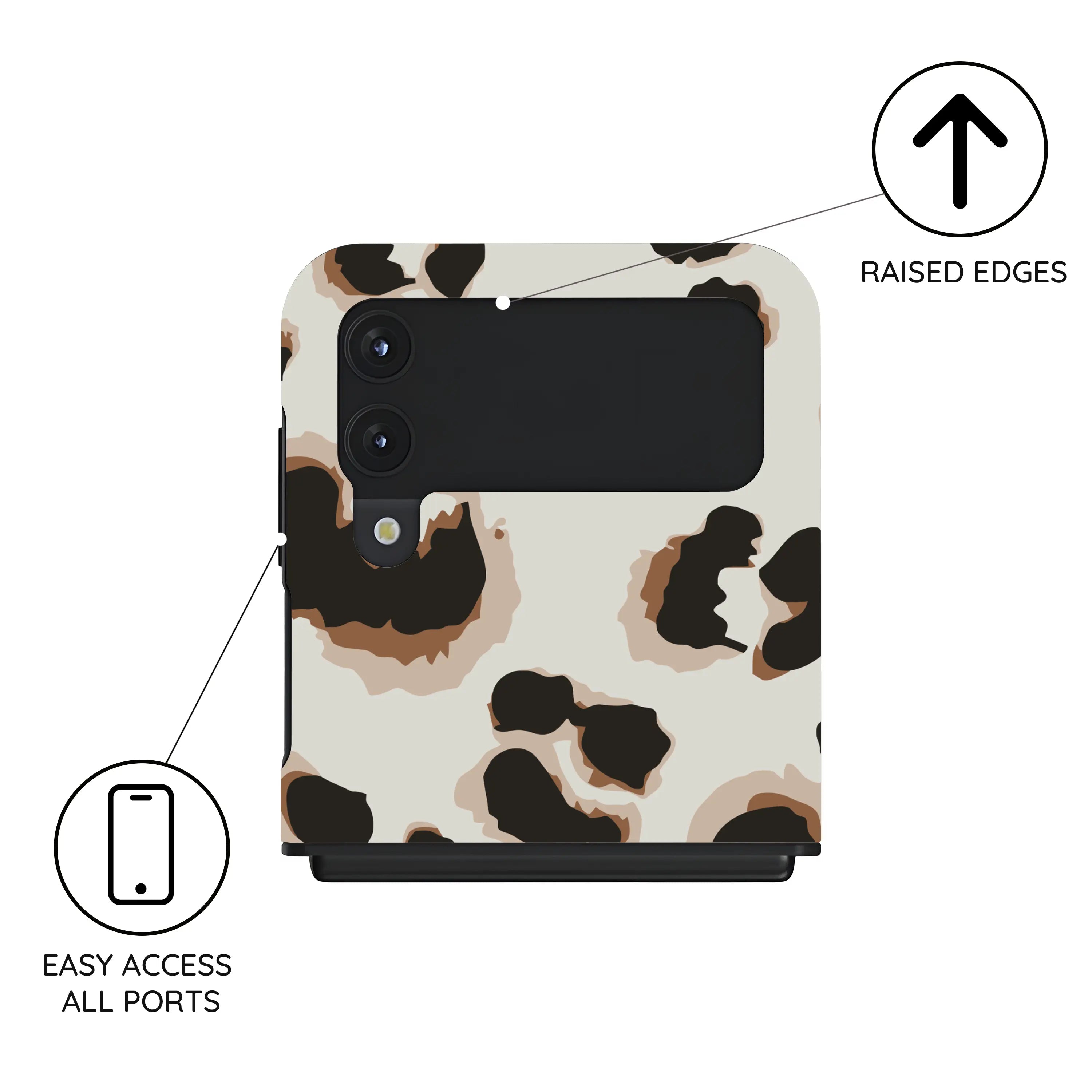 Café Cheetah - Samsung Galaxy Z Flip 4 Case
