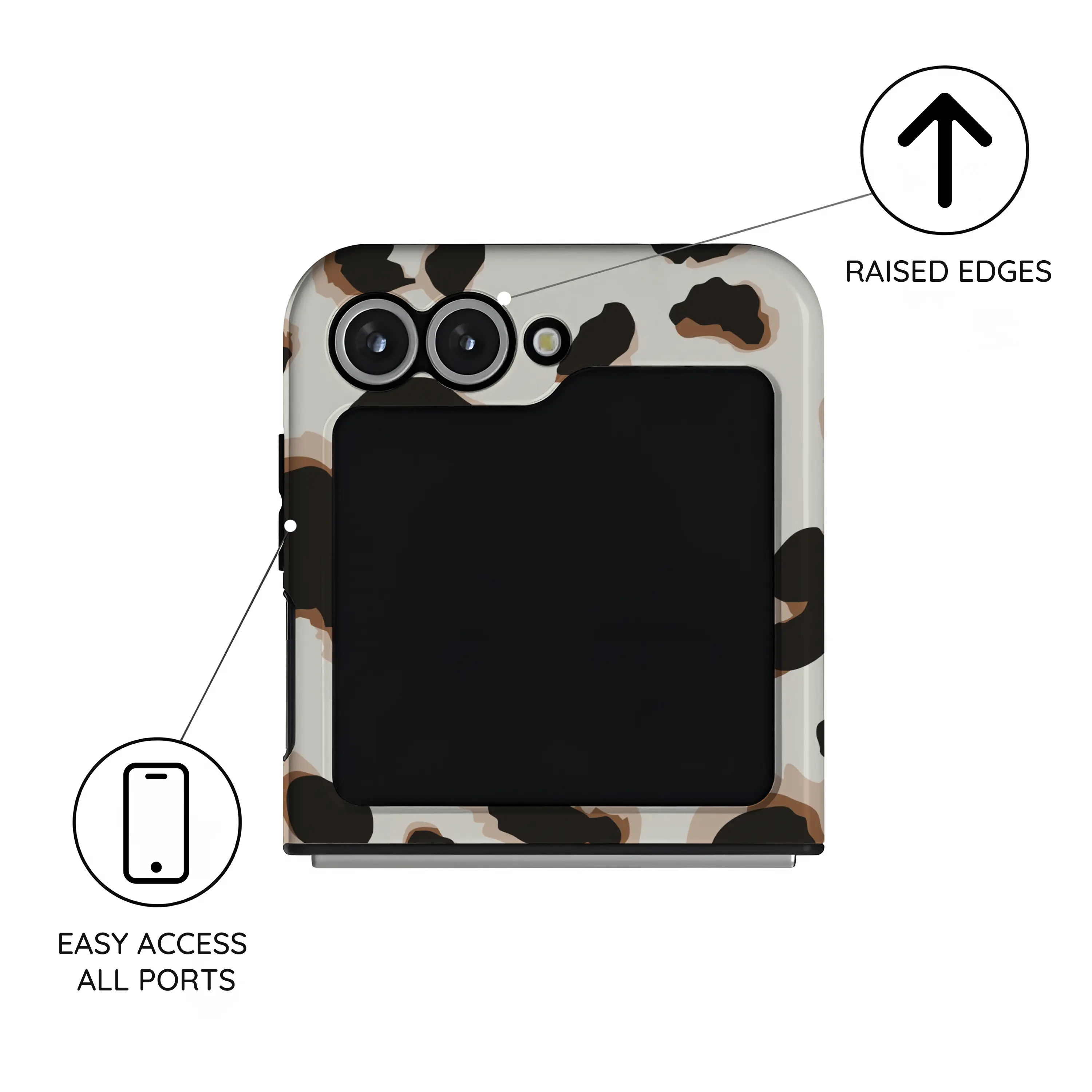 Café Cheetah - Samsung Galaxy Z Flip 6 Case