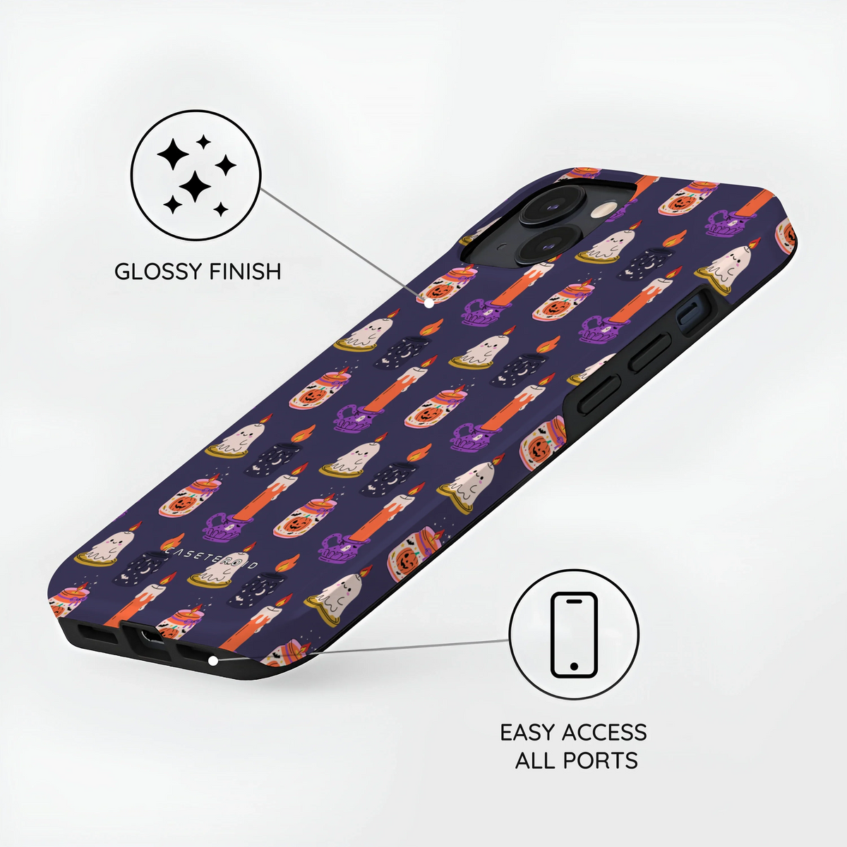 Candlelit Boo - iPhone 13 Case