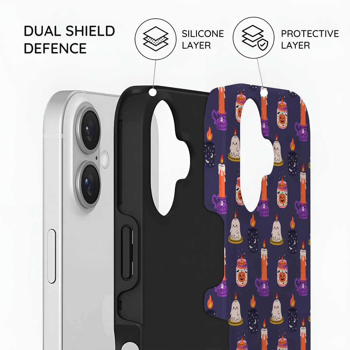 Candlelit Boo - iPhone 16 Case