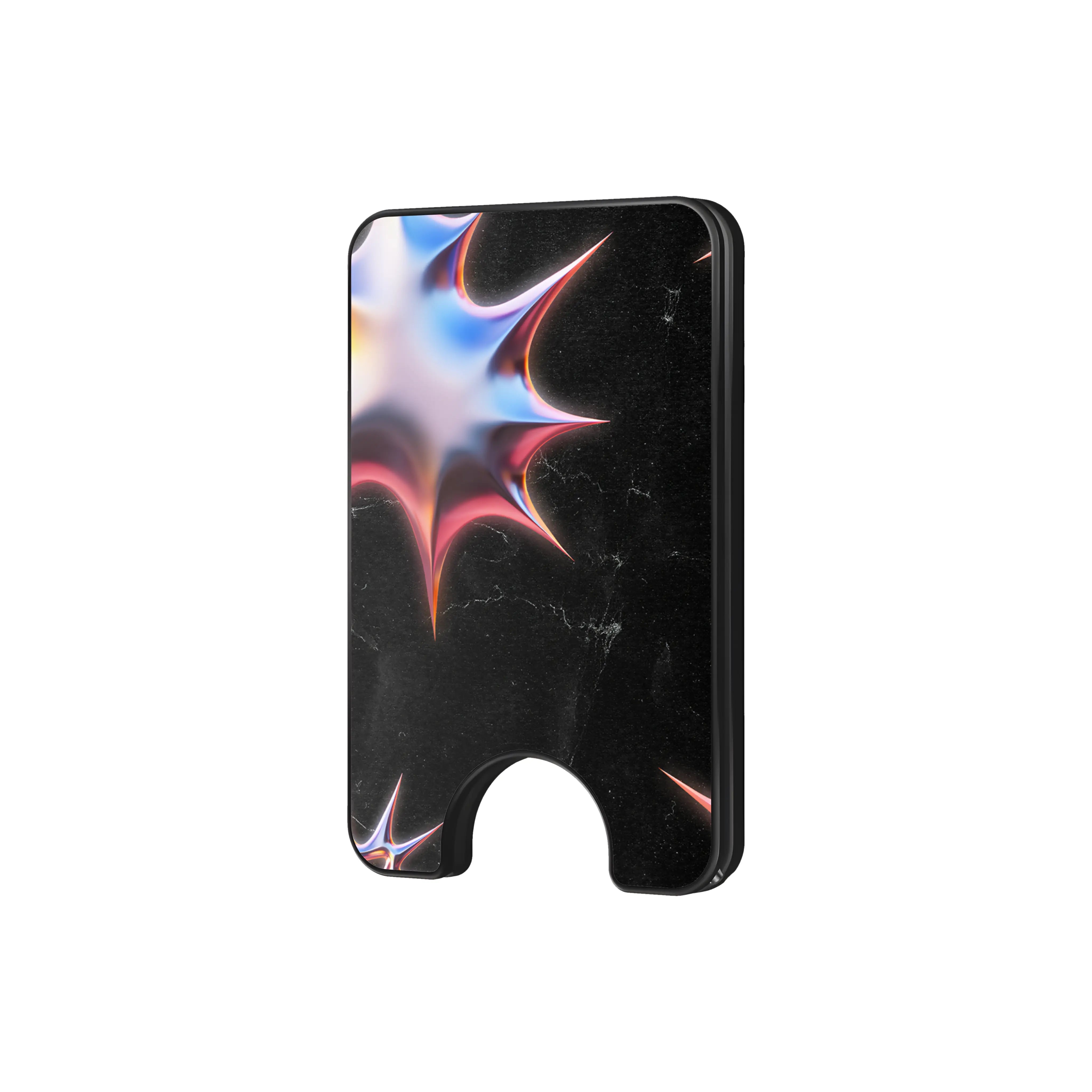 Celestial Noir Galaxy - Magnetic Wallet & Stand