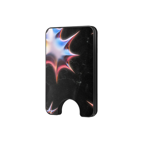 Celestial Noir Galaxy - Magnetic Wallet & Stand