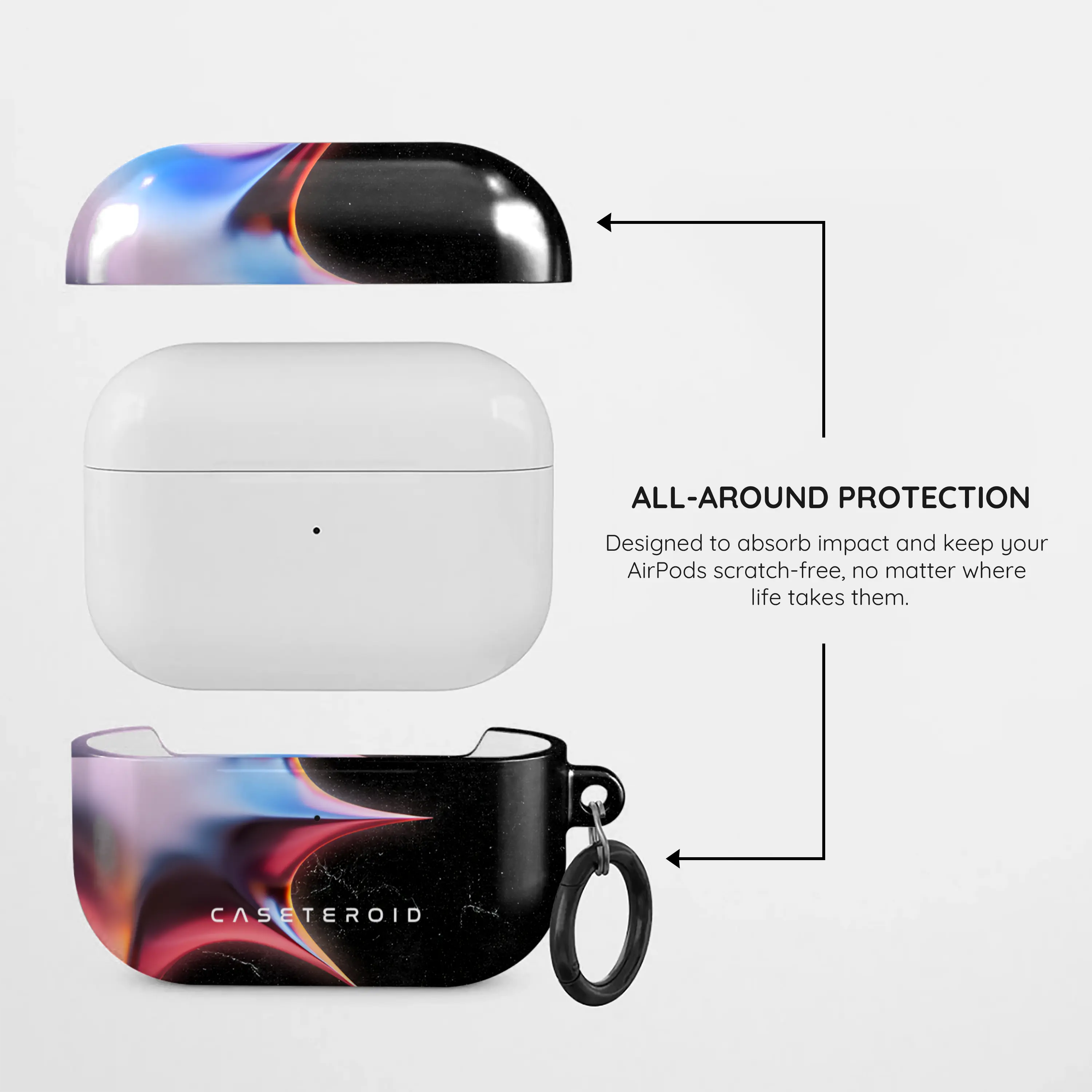 Celestial Noir Galaxy - AirPods Pro Case