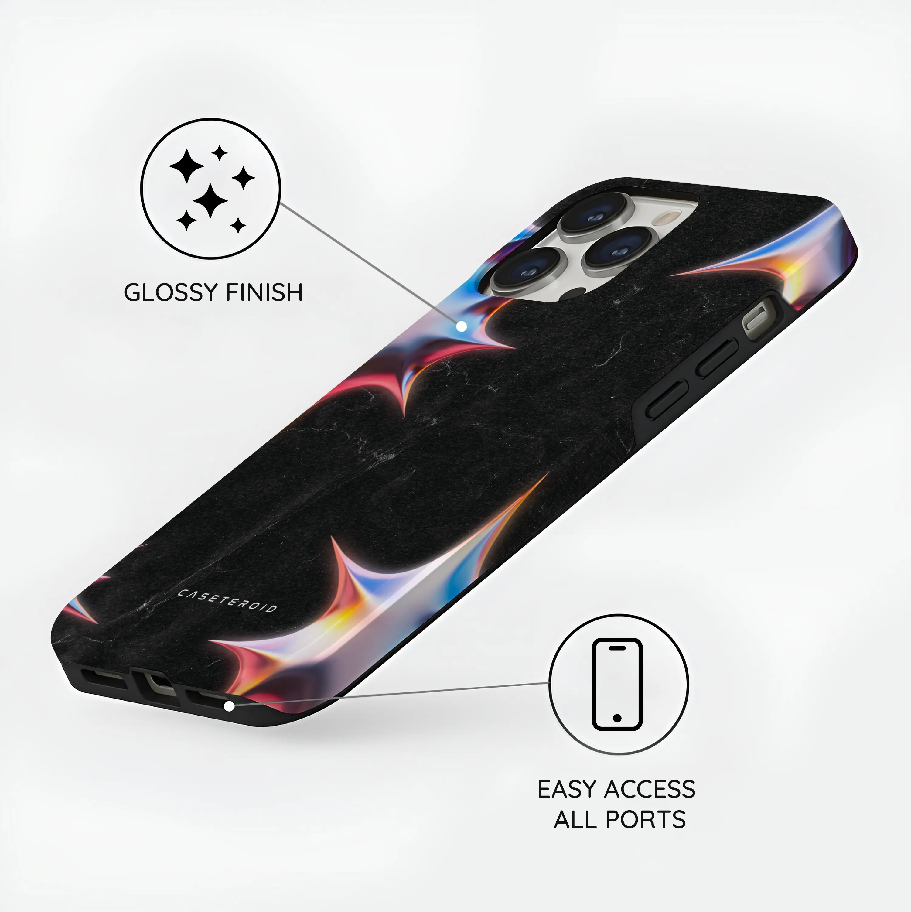 Celestial Noir Galaxy - iPhone 14 Pro Case