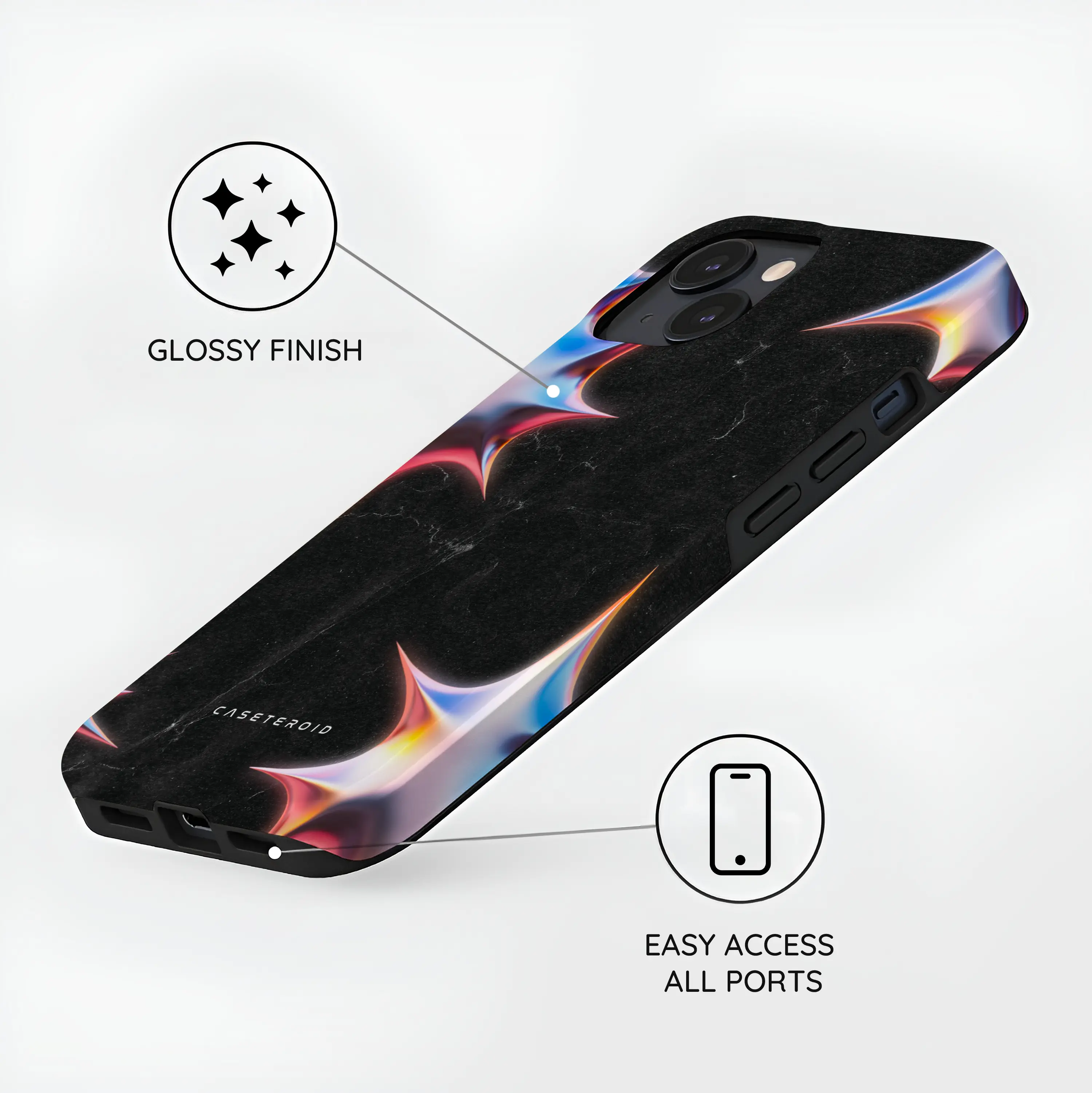 Celestial Noir Galaxy - iPhone 14 Plus Case