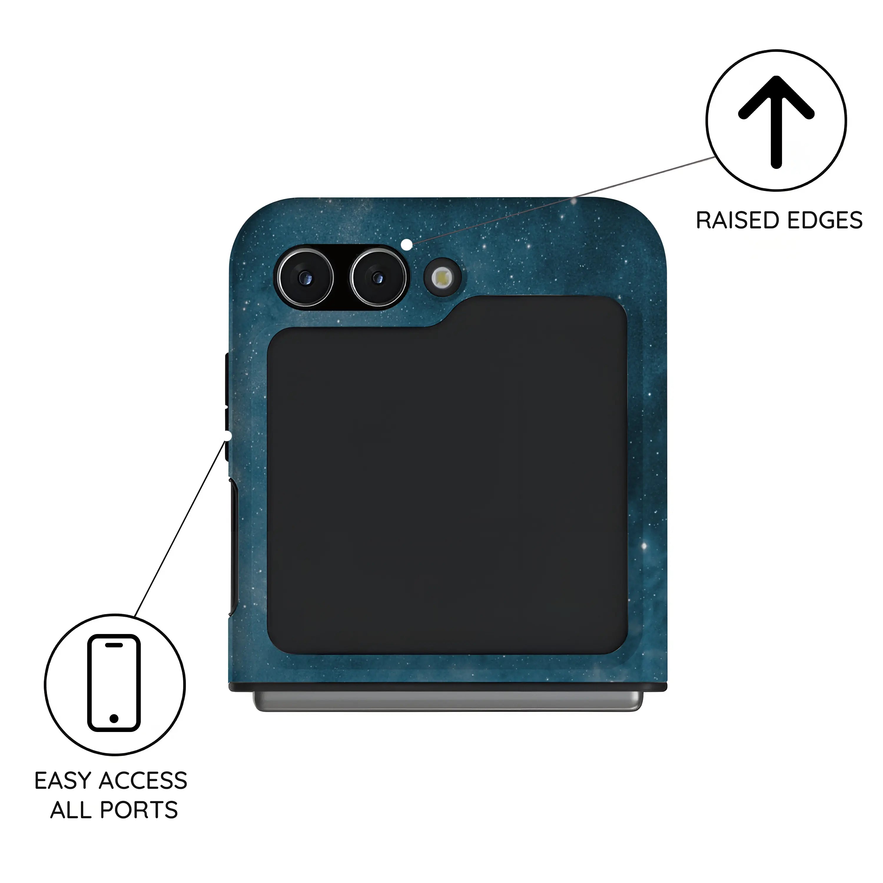 Celestial Frost - Samsung Galaxy Z Flip 5 Case