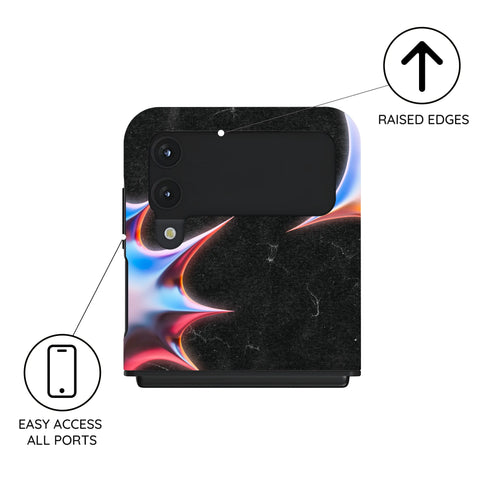 Celestial Noir Galaxy - Samsung Galaxy Z Flip 4 Case