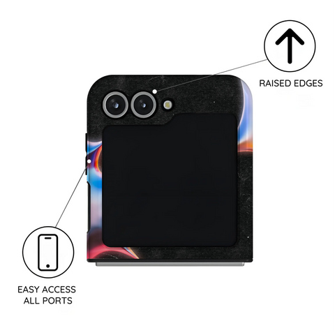 Celestial Noir Galaxy - Samsung Galaxy Z Flip 6 Case