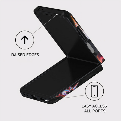 Celestial Noir Galaxy - Samsung Galaxy Z Flip 7 Case