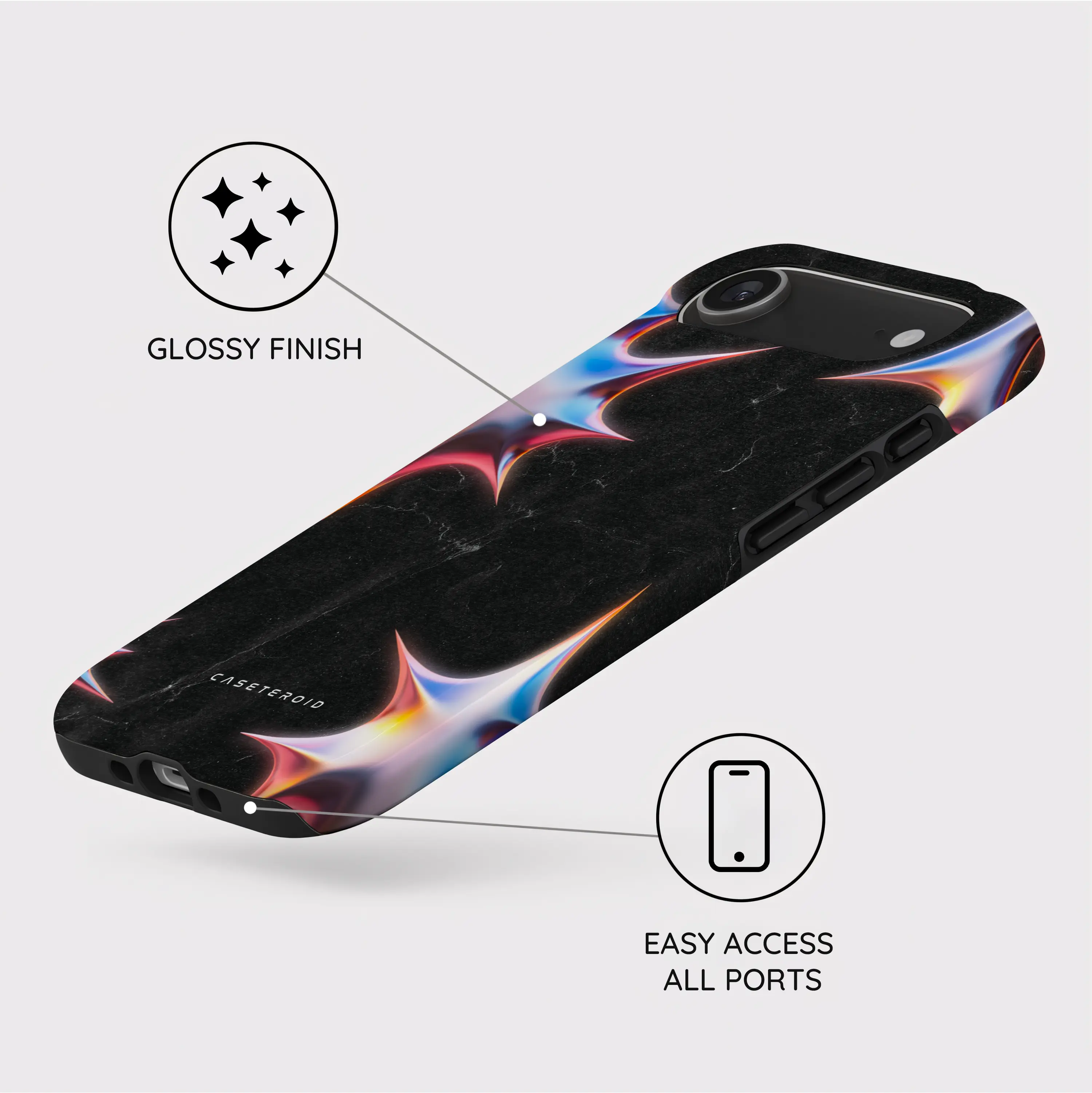 Celestial Noir Galaxy - iPhone 17 Air Case