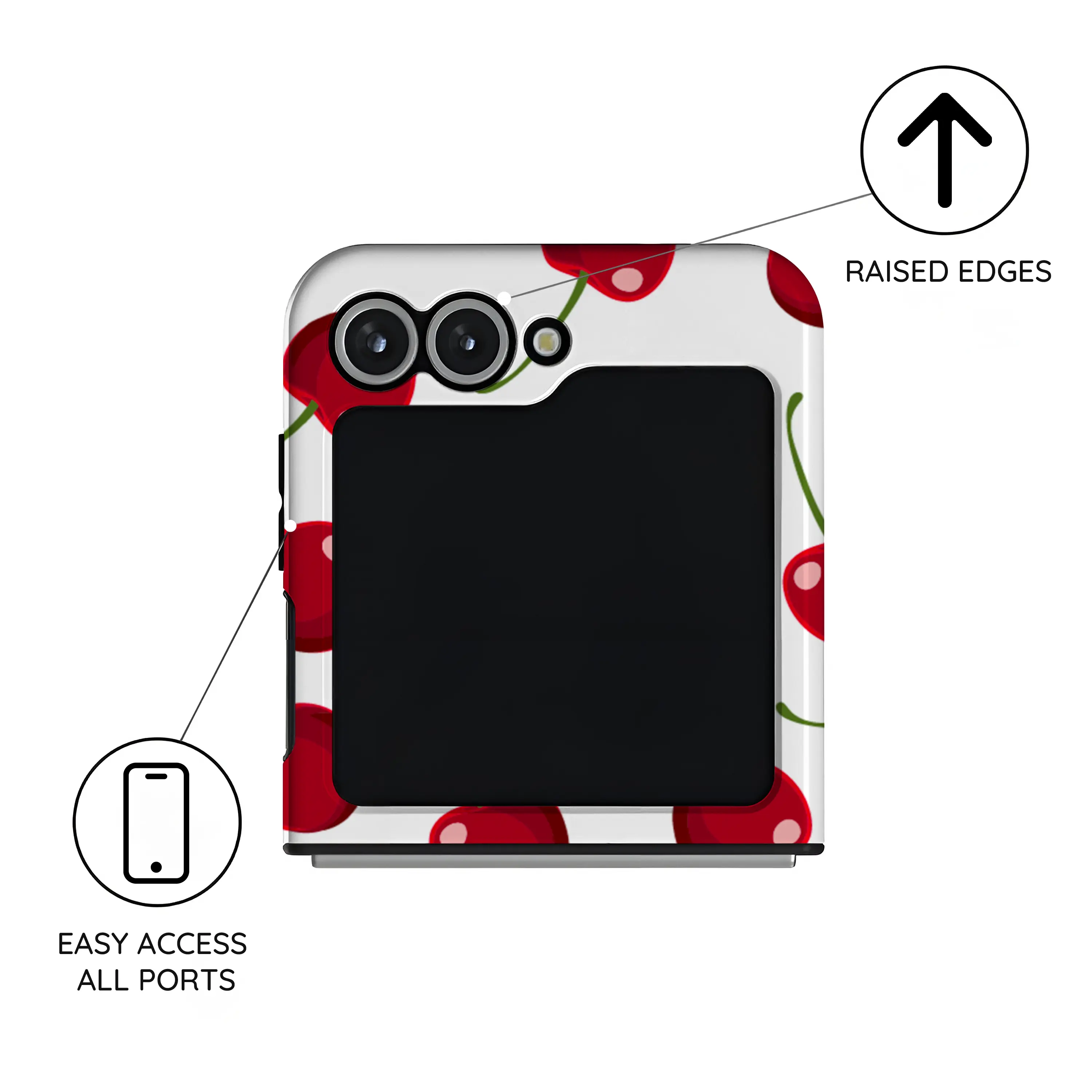 Cherry Crush - Samsung Galaxy Z Flip 6 Case