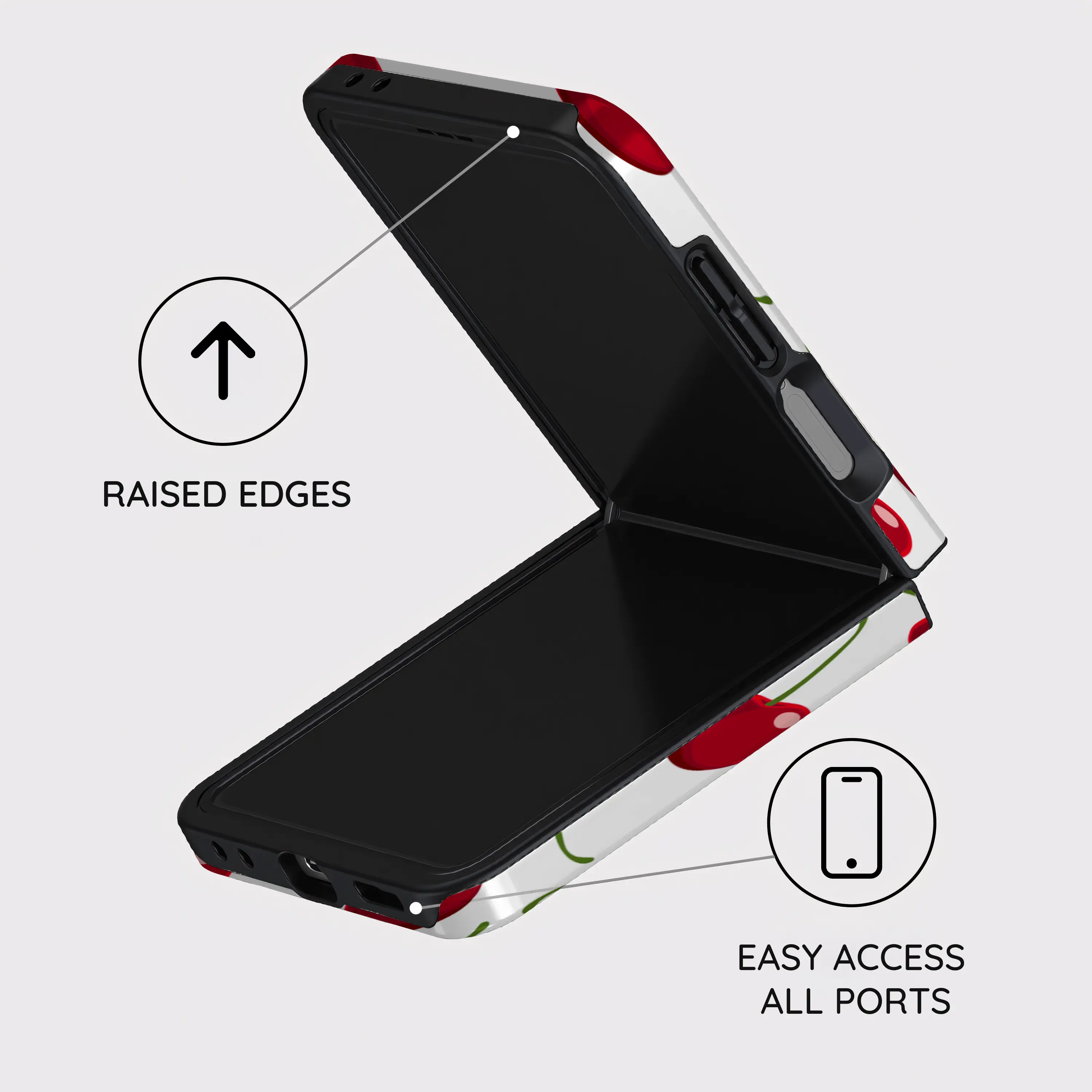 Cherry Crush - Samsung Galaxy Z Flip 7 Case