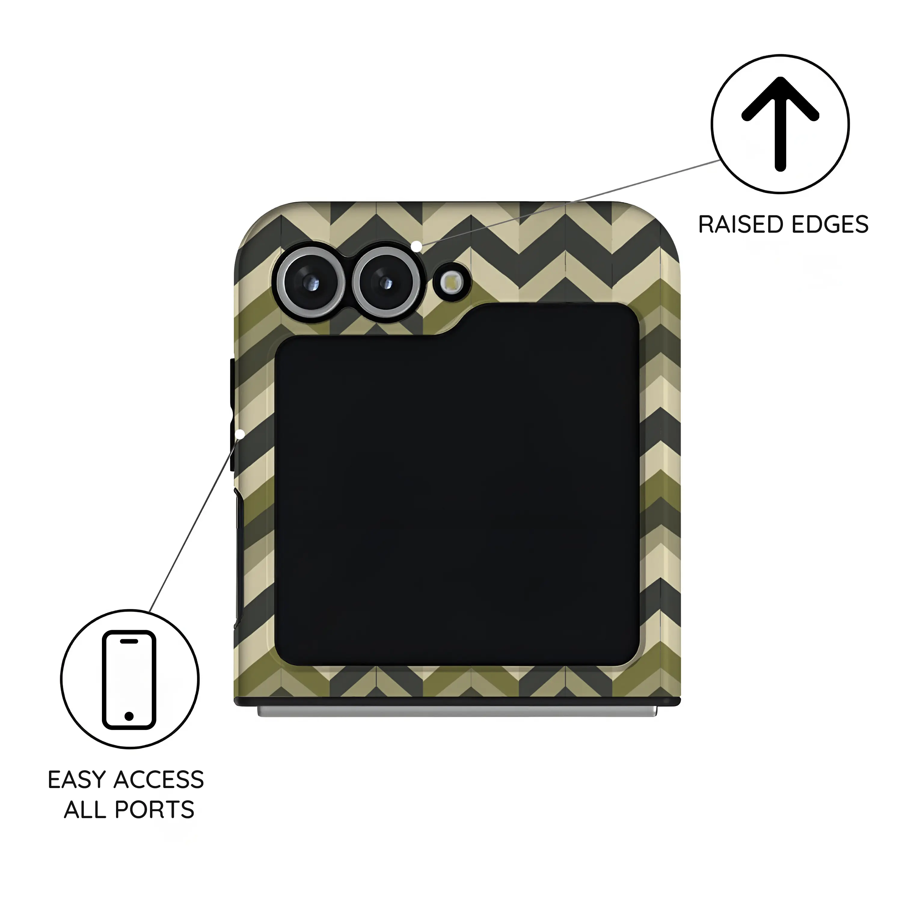 Chevron Core - Samsung Galaxy Z Flip 6 Case