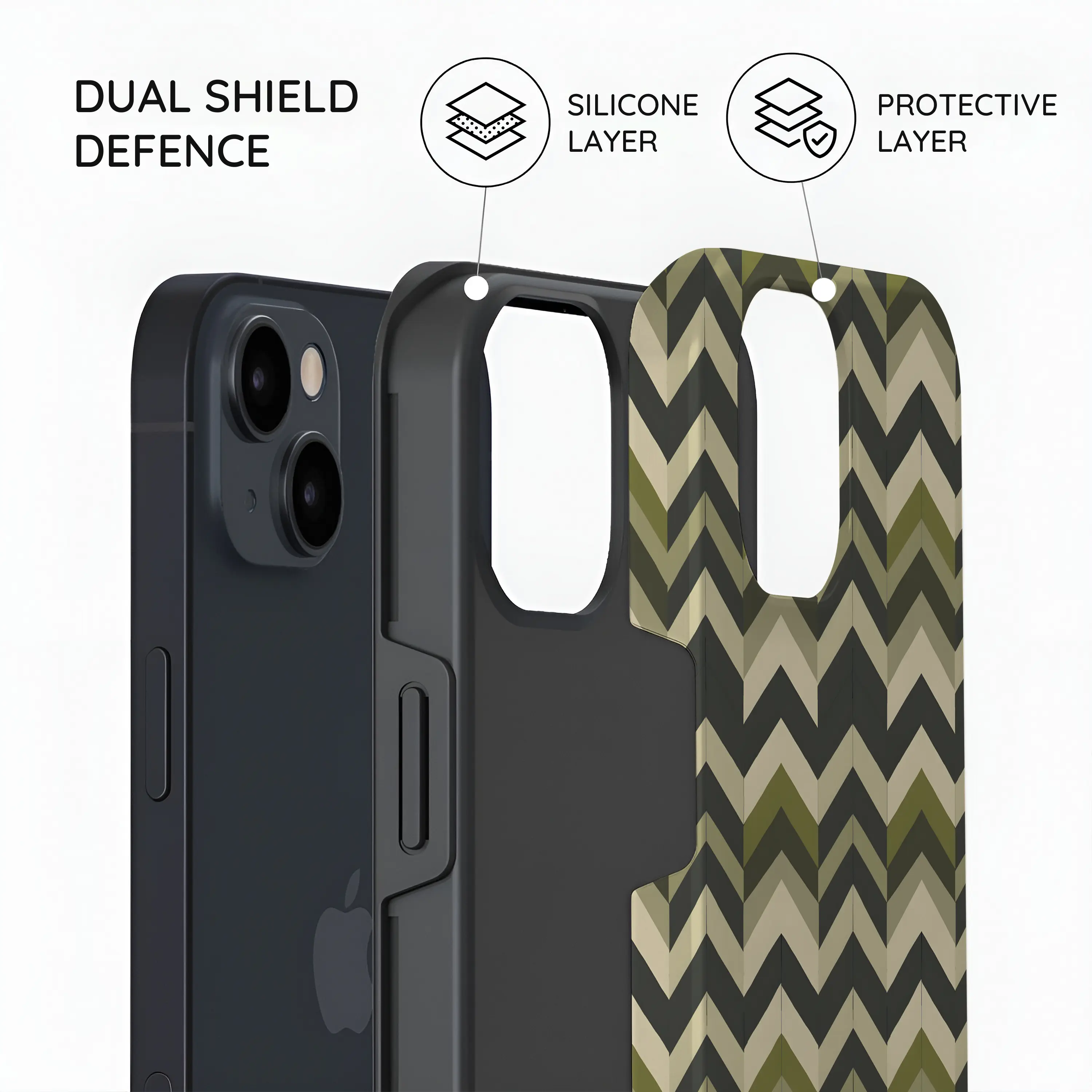 Chevron Core - iPhone 13 Mini Case