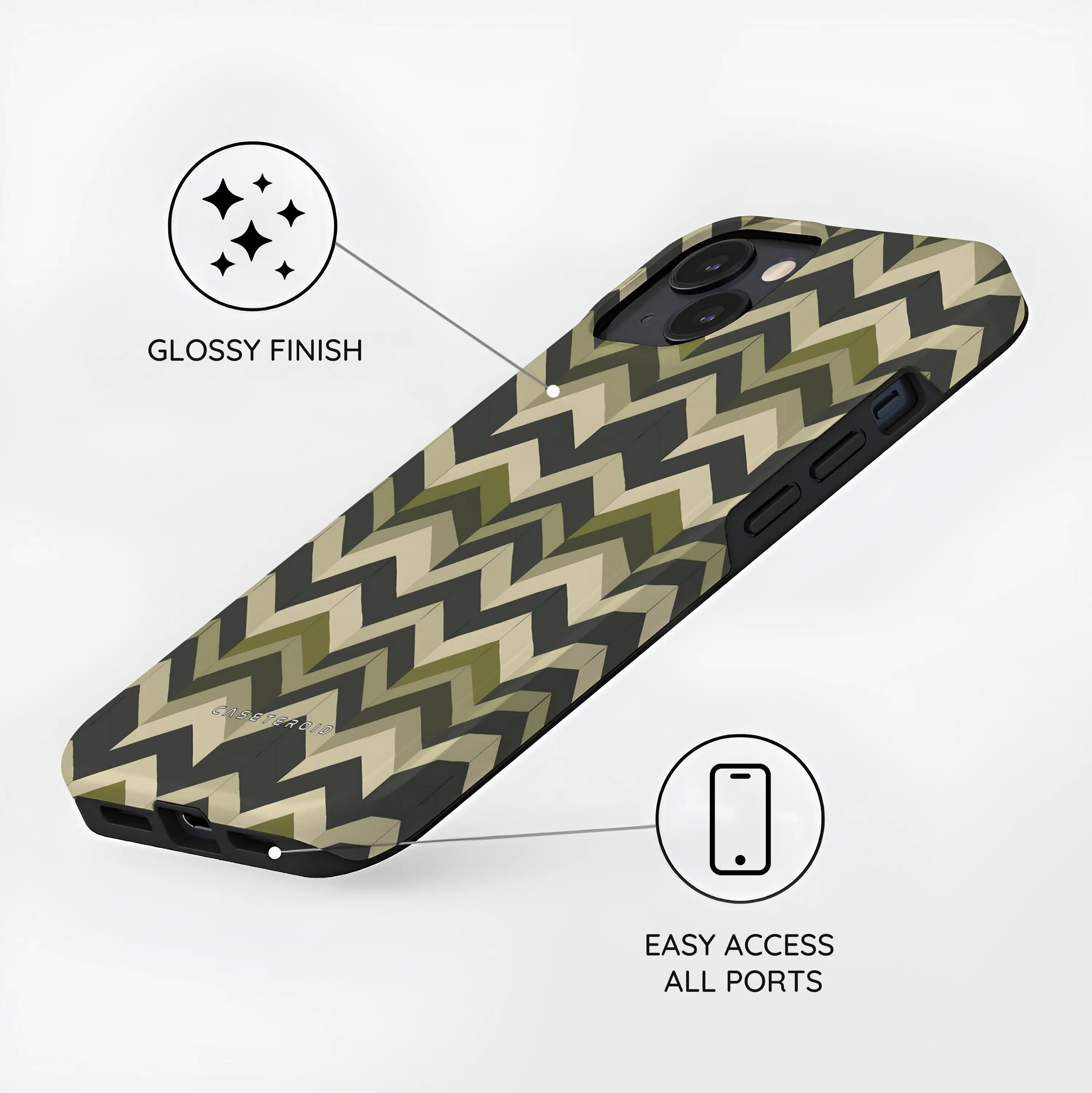 Chevron Core - iPhone 15 Plus Case