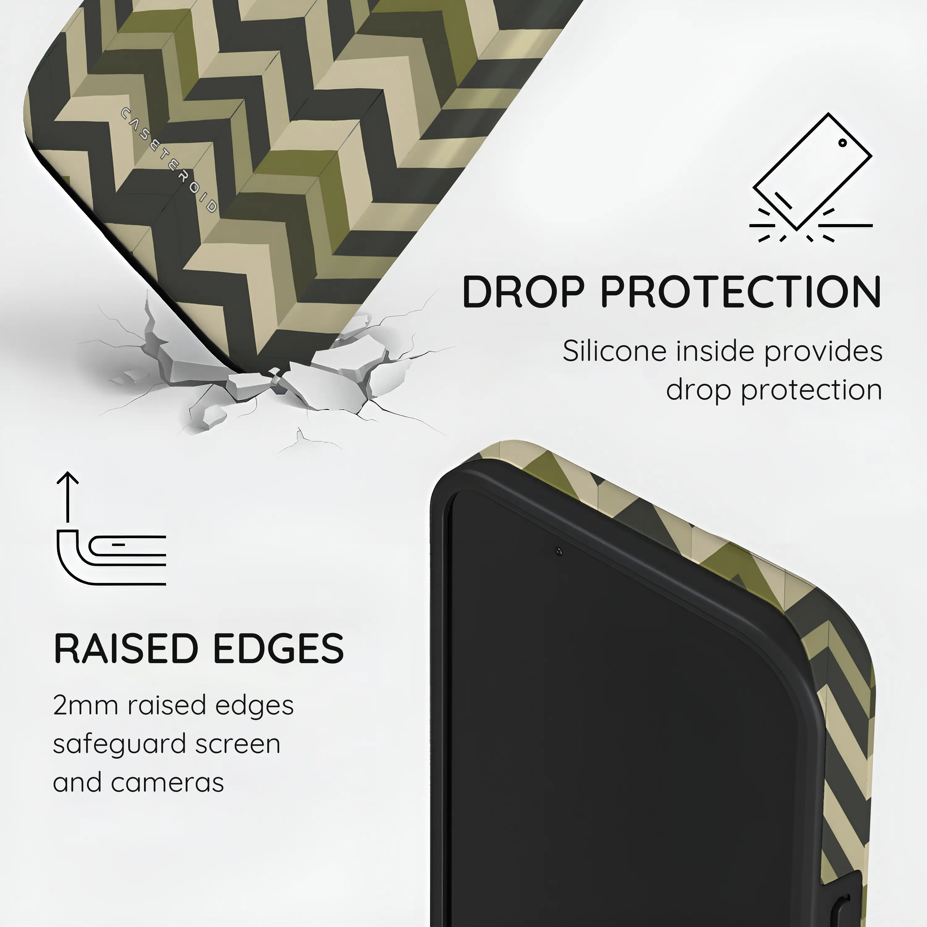Chevron Core - iPhone 15 Plus Case