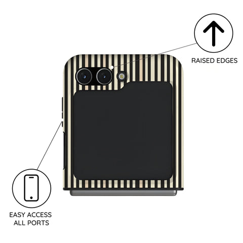Code Stripe - Samsung Galaxy Z Flip 5 Case