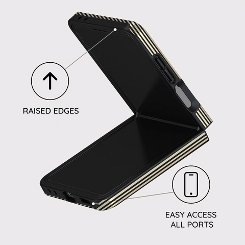 Code Stripe - Samsung Galaxy Z Flip 7 Case