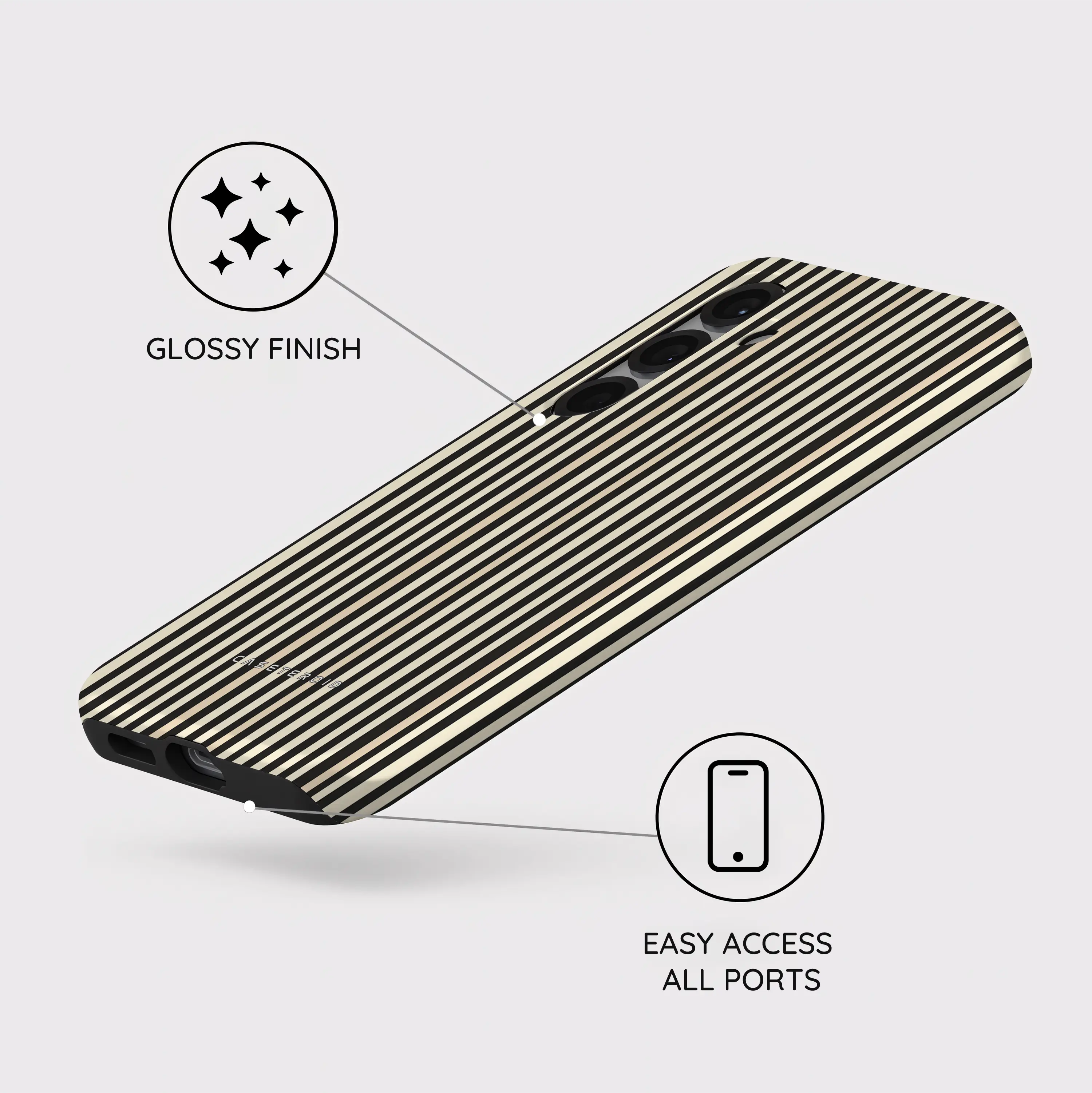 Code Stripe - Samsung Galaxy S25 Case